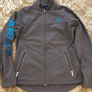 Ariat soft shell Jacket with Blue Accents